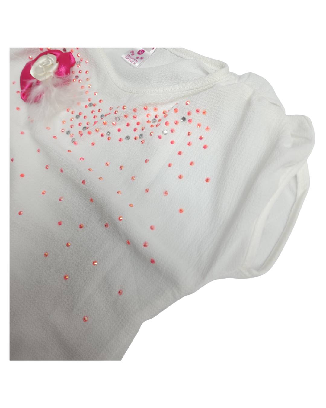 Blusa niña con pedrería