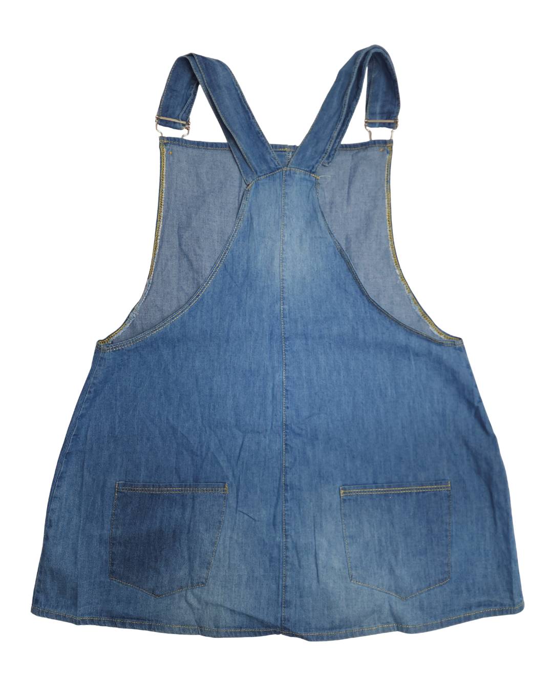 Conjunto niña jardinera trasera