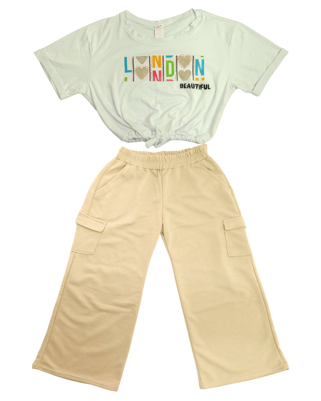 Conjunto niña frontal prenda sola
