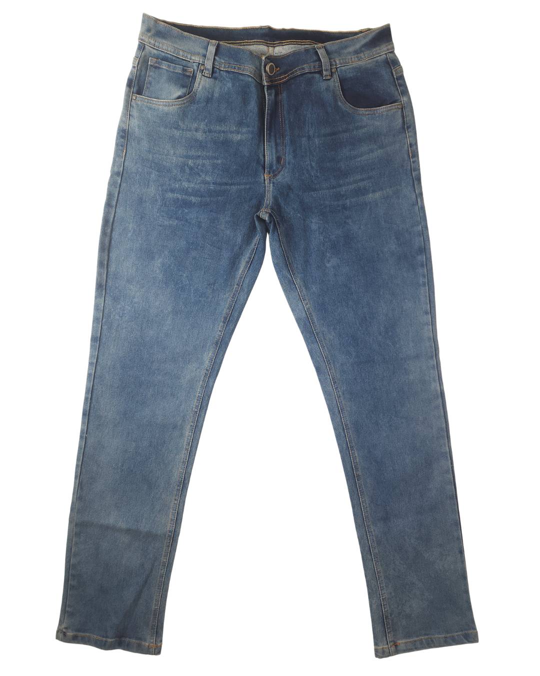 Jean hombre azul medio efecto nube frontal