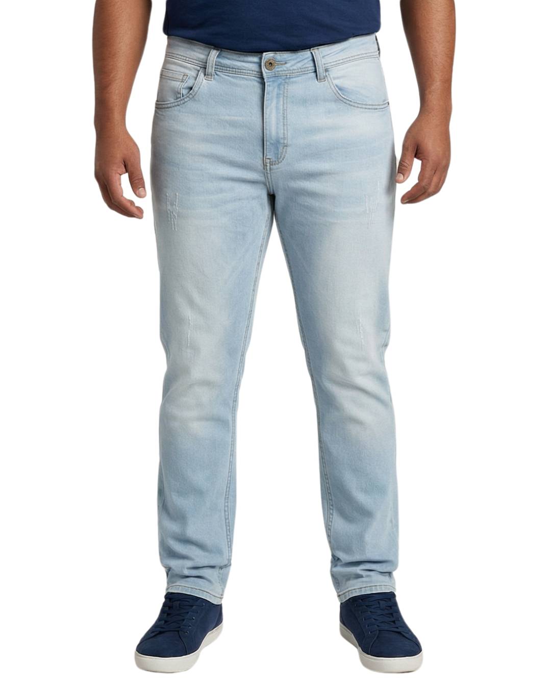 Jean hombre azul hielo vista frontal