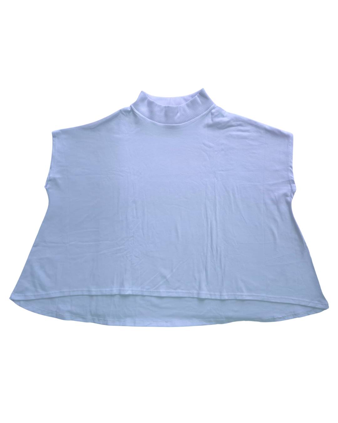 Blusa mujer blanca plana