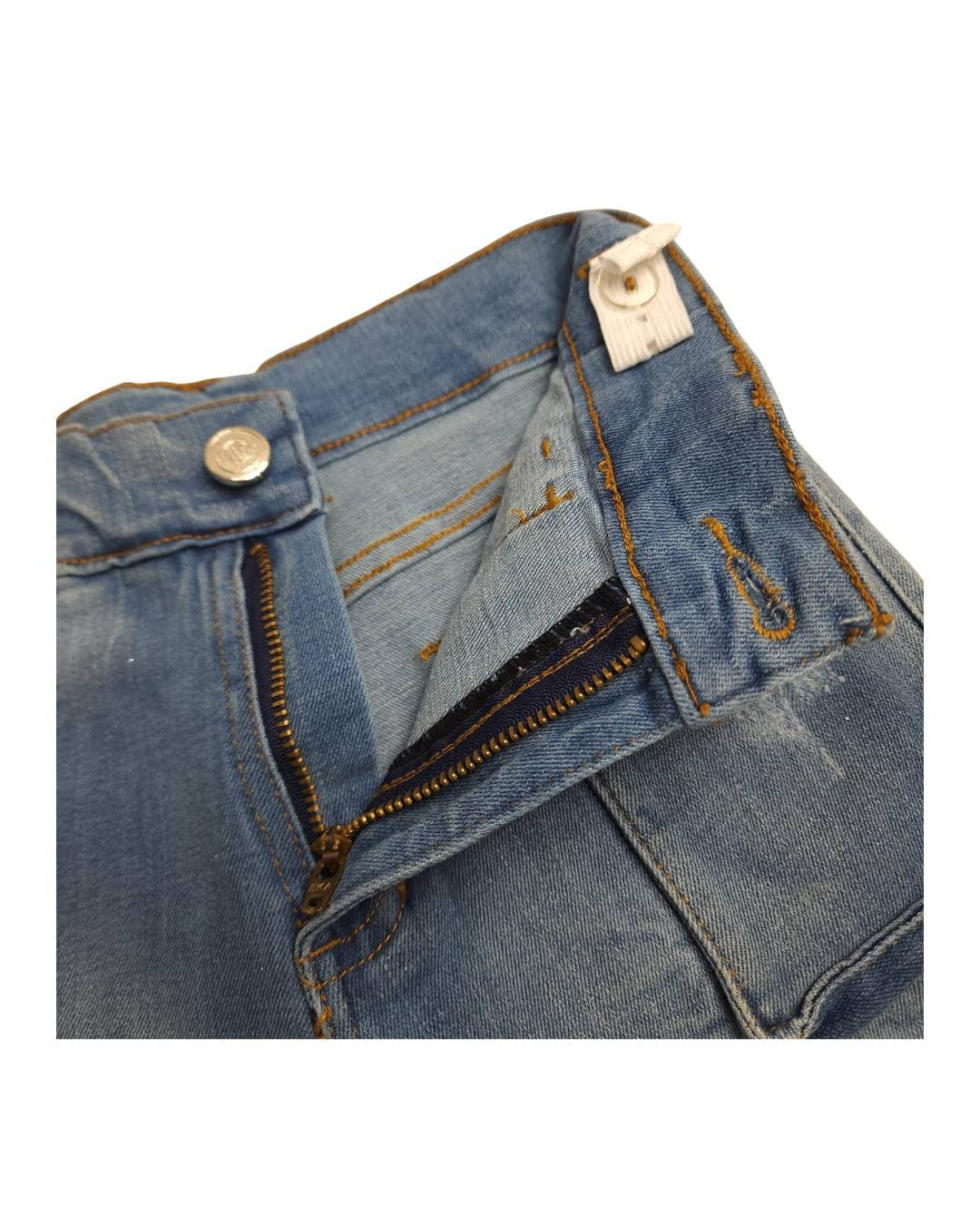 Short jean niña detalle de cintura
